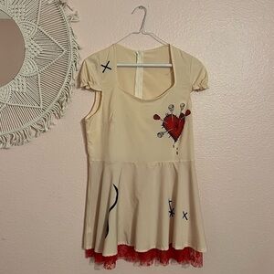 Voodoo doll costume Sz L
